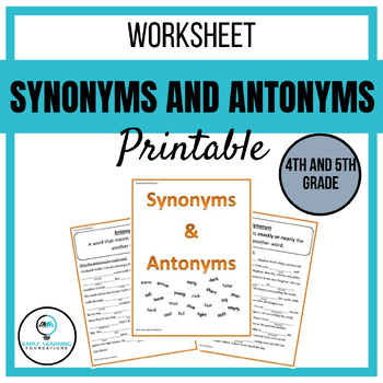 3e043ac046123381 c13b7796906 b07ef - Synonyms and Antonyms ○ Antonyms and  Synonyms are asked in the - Studocu