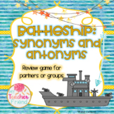 Synonyms and Antonyms Battleship Game