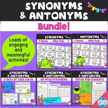 Synonyms and Antonyms Bundle