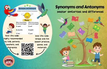 Preview of Synonyms and Antonyms: Master similarities and differences