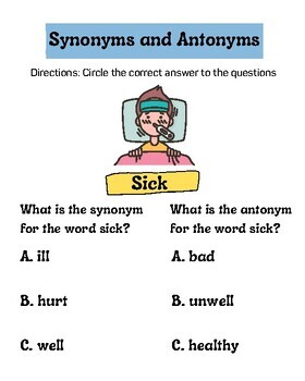 3e043ac046123381 c13b7796906 b07ef - Synonyms and Antonyms ○ Antonyms and  Synonyms are asked in the - Studocu