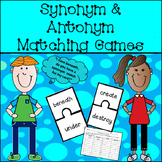 Synonyms and Antonyms Centers: Matching Games