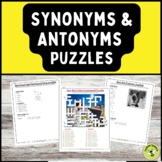 Synonyms and Antonyms Puzzles Codebreakers Crosswords Word