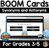 Synonyms and Antonyms SELF-GRADING BOOM Deck -Grades 3-5: 