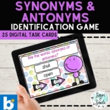 Synonyms and Antonyms Task Cards Game for Boom™ Learning