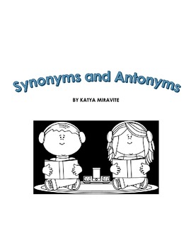 Preview of Synonyms and Antonyms Worksheet