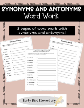 Words at work Synonyms versus antonyms - PressReader