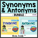 Synonyms and Antonyms for Speech Therapy 4 Levels BOOM CAR