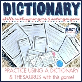 Dictionary & thesaurus practice, extension activity GT, I'