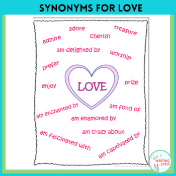 LOVE Synonym: 50+ Interesting Synonyms for LOVE - ESL Forums  Essay  writing skills, Synonyms for love, Learn english words