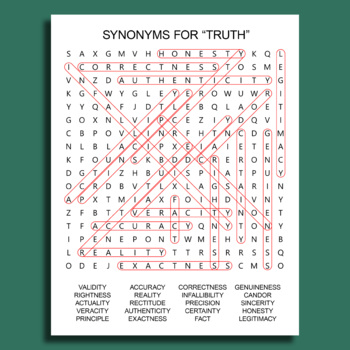 Altruism Synonyms Word Search - WordMint