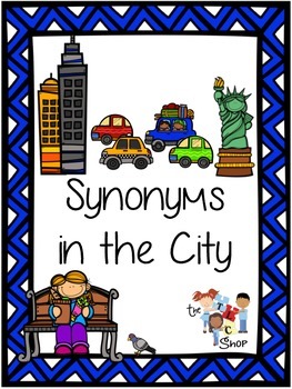Preview of Synonyms in the City: A Game for Upper Elementary