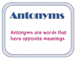Synonyms and Antonyms Practice