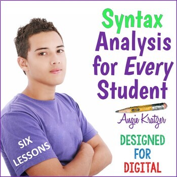 Preview of Syntax Analysis for Every Student - Rhetorical Analysis - AP English Language