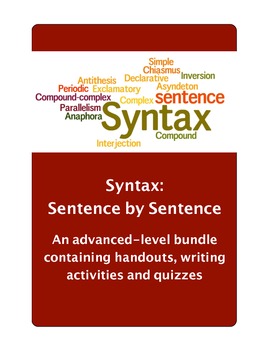 Preview of Syntax: Sentence by Sentence