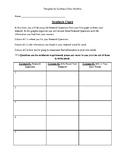 Synthesis Chart Template / Graphic Organizer