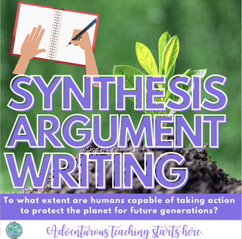 Preview of Synthesis and Argument:  Holiday Prompt for Essay Writing or Socratic Seminar