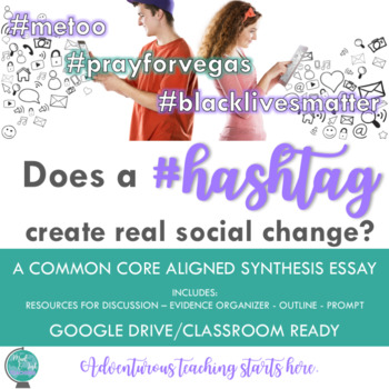 Preview of Synthesis and Argument Writing: Does a #hashtag create real social change?