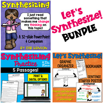 Preview of Synthesizing Bundle of Activities: Practice Passages, Poster, PowerPoint