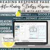Synthesizing Strategy Focused Reading Response: Digital Le