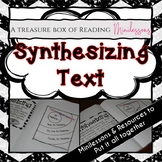 Synthesizing Text -- Reading Minilessons to Visualize How 