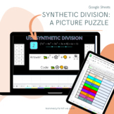 Synthetic Division Activity Picture Puzzle Challenge