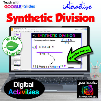 Preview of Synthetic Division Digital Activity