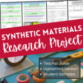 Synthetic Materials Research Project Middle School