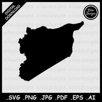 Map syria