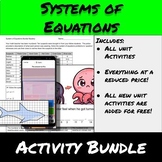 System of Equations-Activities Bundle