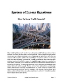 System of Linear Equations: methods, applications and matrix
