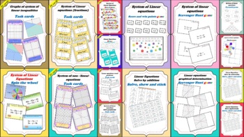 Preview of System of linear equations BUNDLE