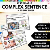 Systematic Complex Sentence Instruction for Speech Therapy