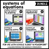 Systems Digital Math Activity Bundle | Algebra 1