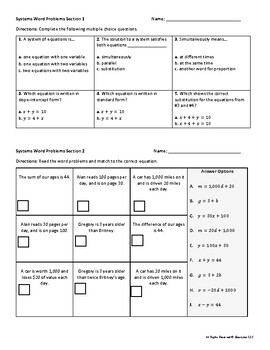 Preview of Systems Word Problems (12 Sections Scaffolded, Varied, Engaging Practice)