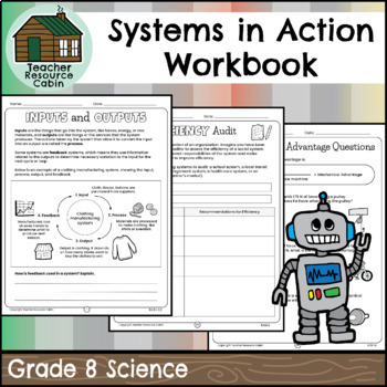 Preview of Systems in Action Workbook (Grade 8 Ontario Science)