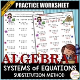 Solving Systems of Equations using the Substitution Method