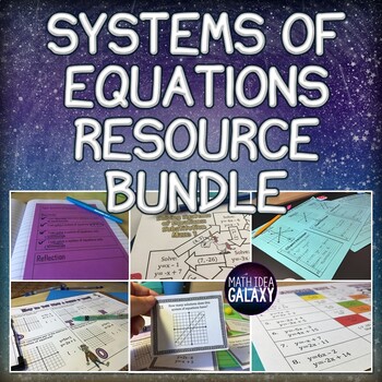 Preview of Systems of Equations Activities Bundle