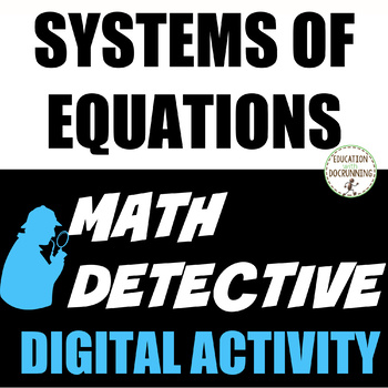 Preview of Systems of Equations Activity Digital