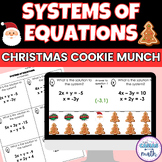 Systems of Equations Christmas Math Digital Activity and W