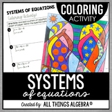 Systems of Equations | Coloring Activity