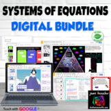 Systems of Equations Digital Activity Bundle  plus PRINTAB