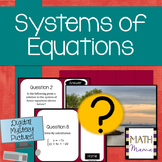 Systems of Equations - PowerPoint Digital Mystery Picture