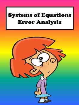 Preview of Systems of Equations Error Analysis