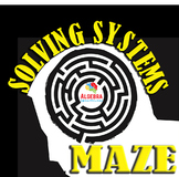 Systems of Equations Fun Activity Maze Game Algebra