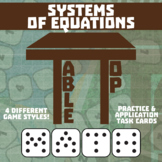 Systems of Equations Game - Small Group TableTop Practice 