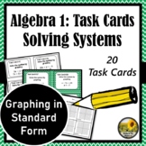 Systems of Equations Task Cards {Graphing in Standard Form