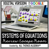Systems of Equations & Inequalities Escape: DIGITAL VERSIO