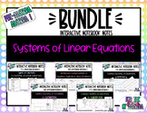 Systems of Equations Interactive Notebook NOTES BUNDLE!!