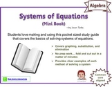 Systems of Equations - Mini Books